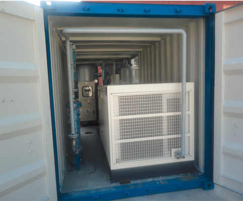 Gerador de nitrogênio de alta pureza de 1,0kw 2000 Nm3/H, gerador de N2 de membrana 95%
