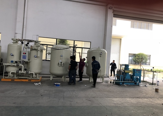Gerador de Nitrogênio e Oxigênio PSA 1500nm3/H Planta de Geração de Nitrogênio Ajustável