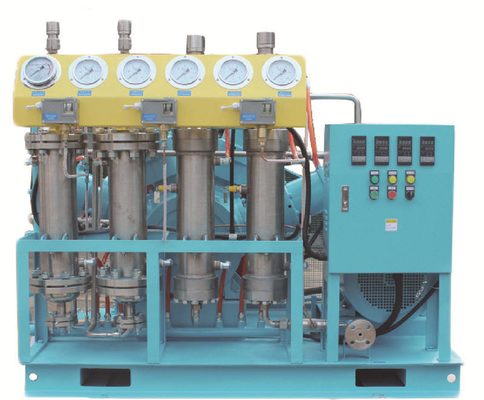 3m3/H 10 Bar Compressor Booster de Hidrogênio Parafuso Sem Óleo
